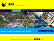 Tablet Screenshot of kleks.edu.pl
